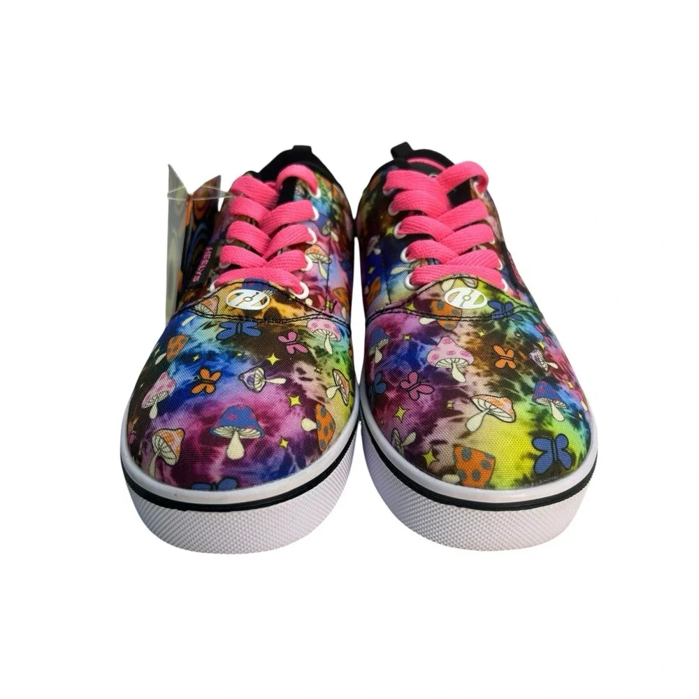 Heelys Pro 20 Prints Roller Shoes Youth 6 Women's 7 Mushroom Tie Dye New